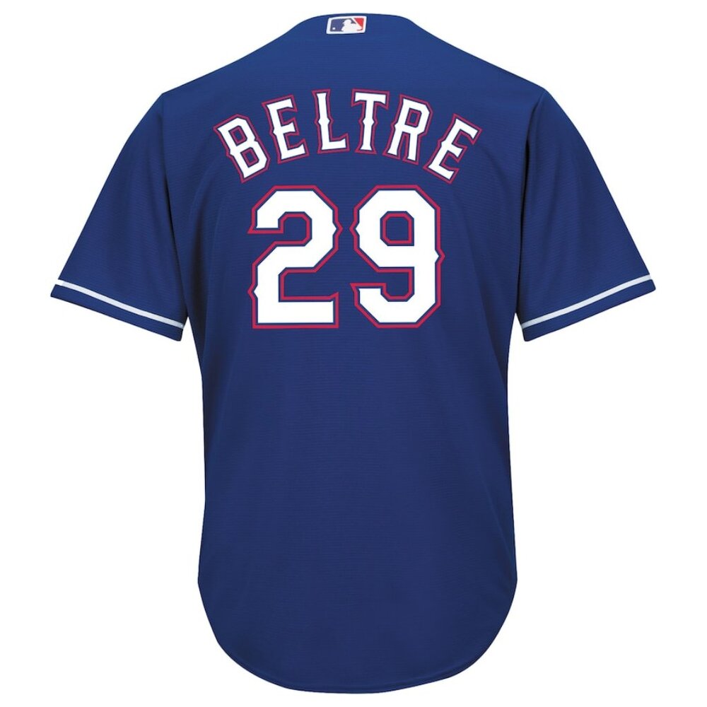 Adrian Beltre Texas Rangers Blue Short Sleeve Fashion Player Jersey